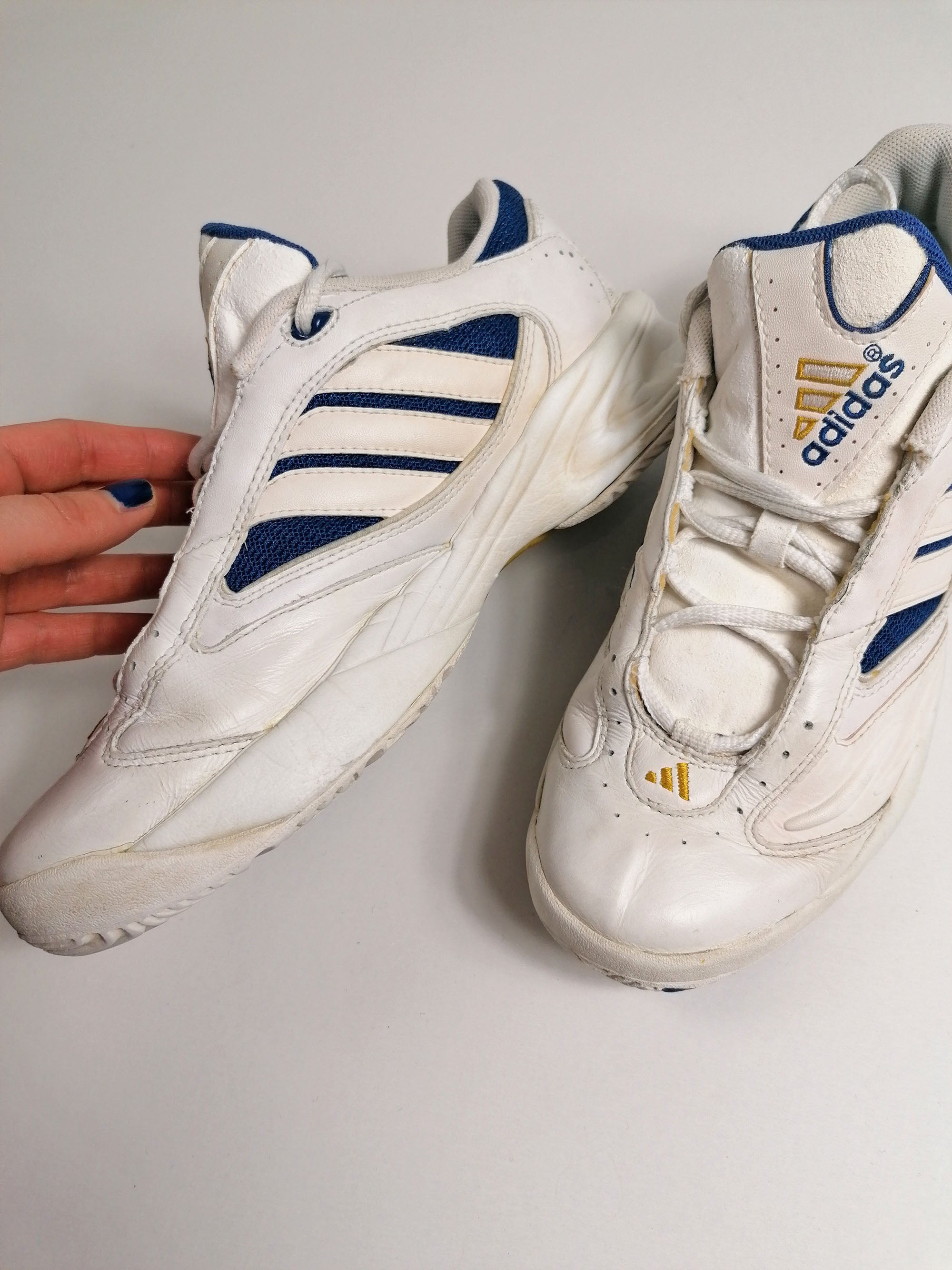 1999 ADIDAS Torsion White Sneakers - size UK 5.5 / EU 38 2/3 / Us 7 / 24 cm