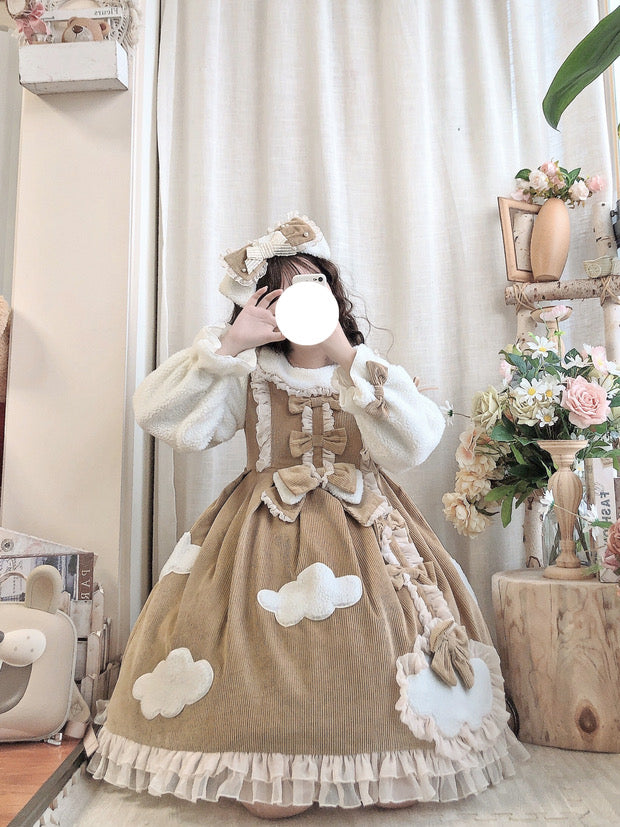 above the cloud winter cloud lolita dress 2021 winter