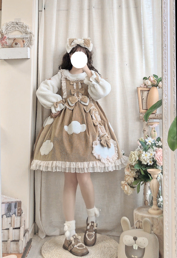 above the cloud winter cloud lolita dress 2021 winter