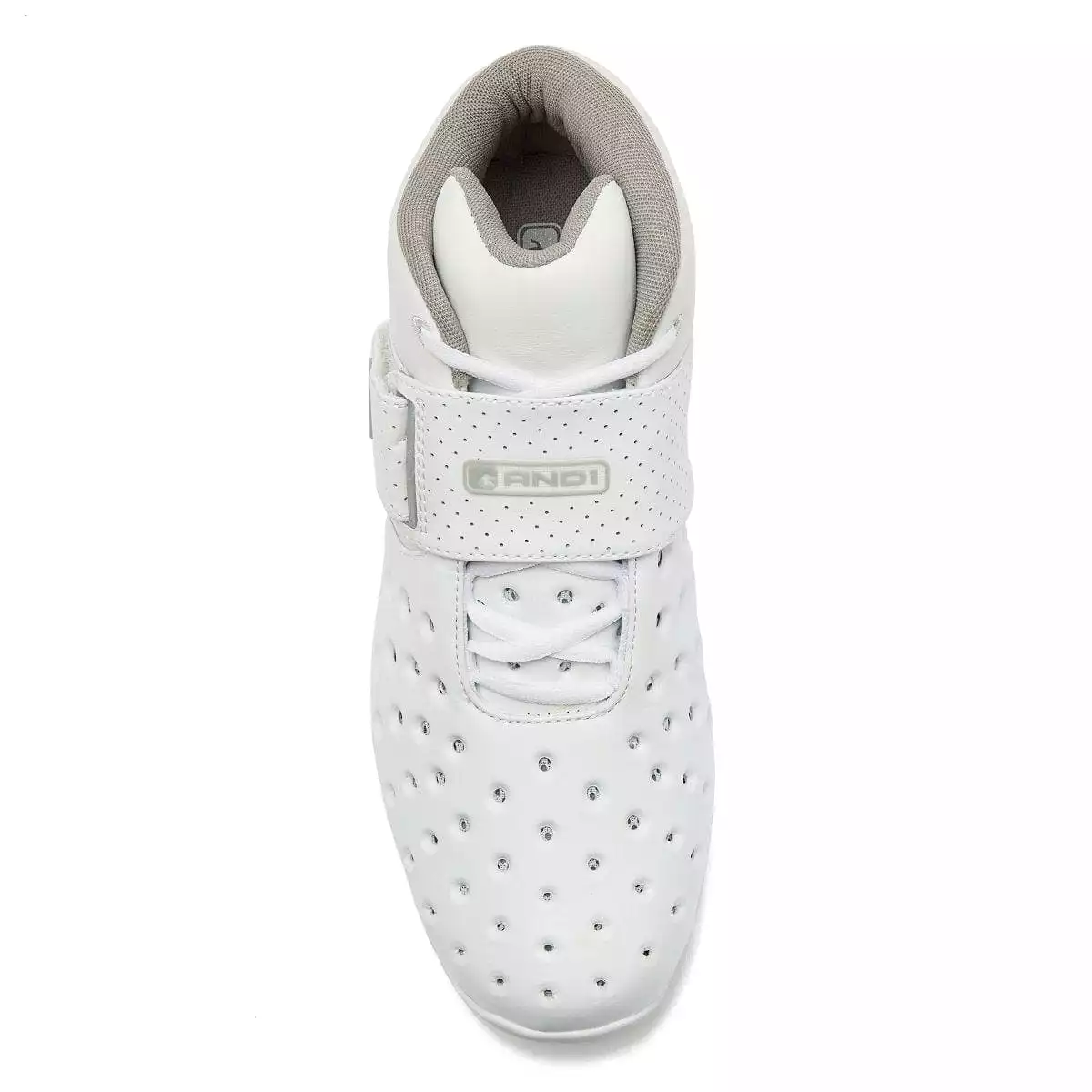 AND-1 MEN'S CHOSE ONE TRIPLE WHITE BASKETBALL SHOES