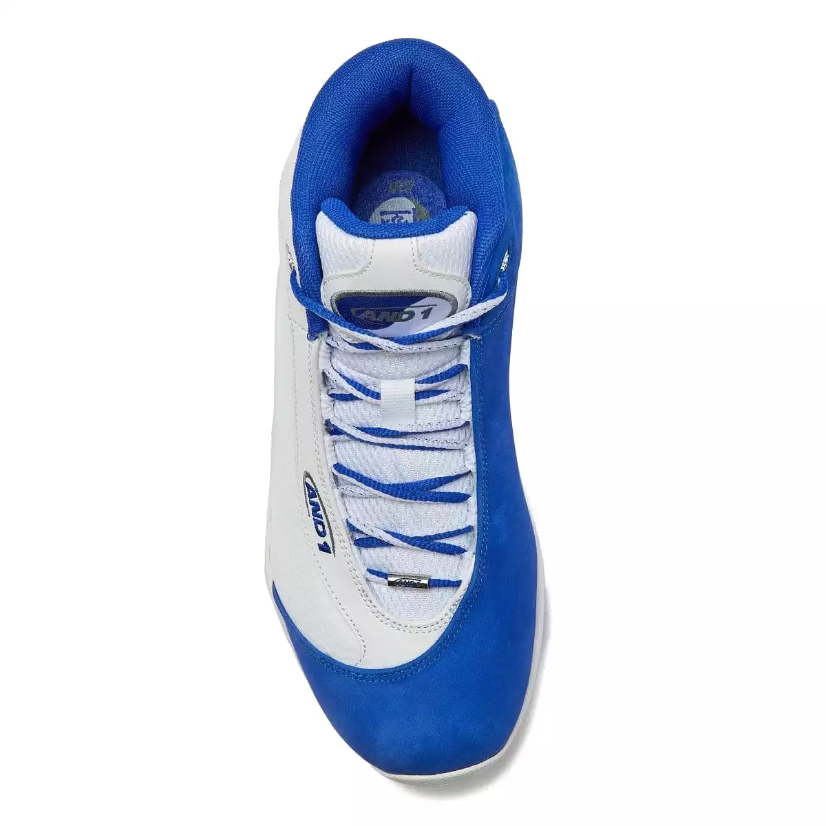 AND-1 MEN'S TAI CHI WHITE/BLUE BASKETBALL SHOES