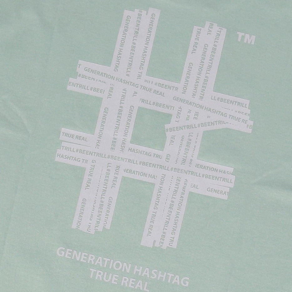 Been Trill Reflective Tape Logo Tee Mint