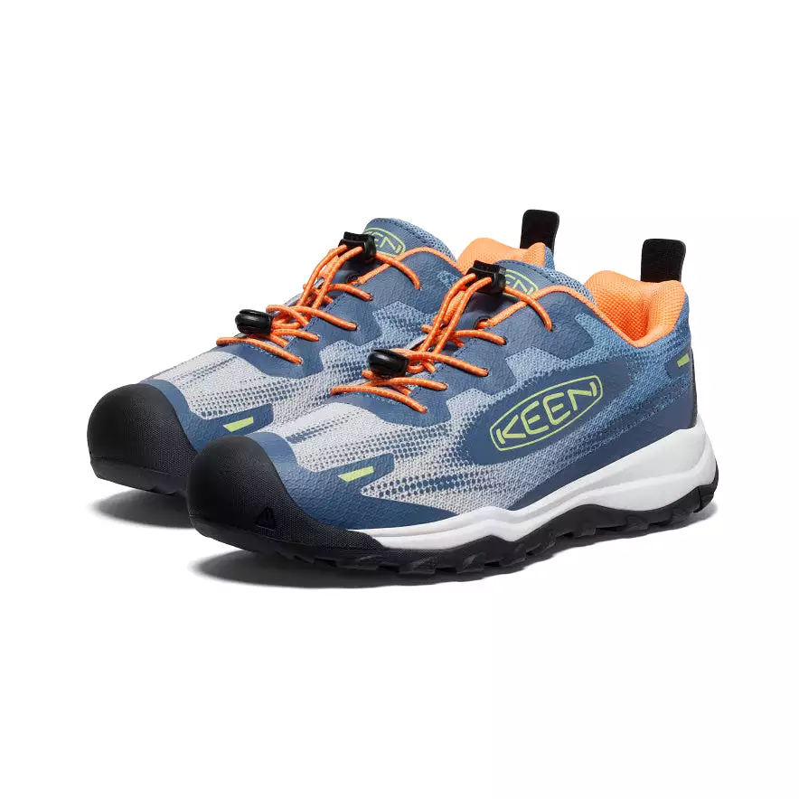 Big Kids' Wanduro Speed Hiking Shoe  |  Vintage Indigo/Tangerine