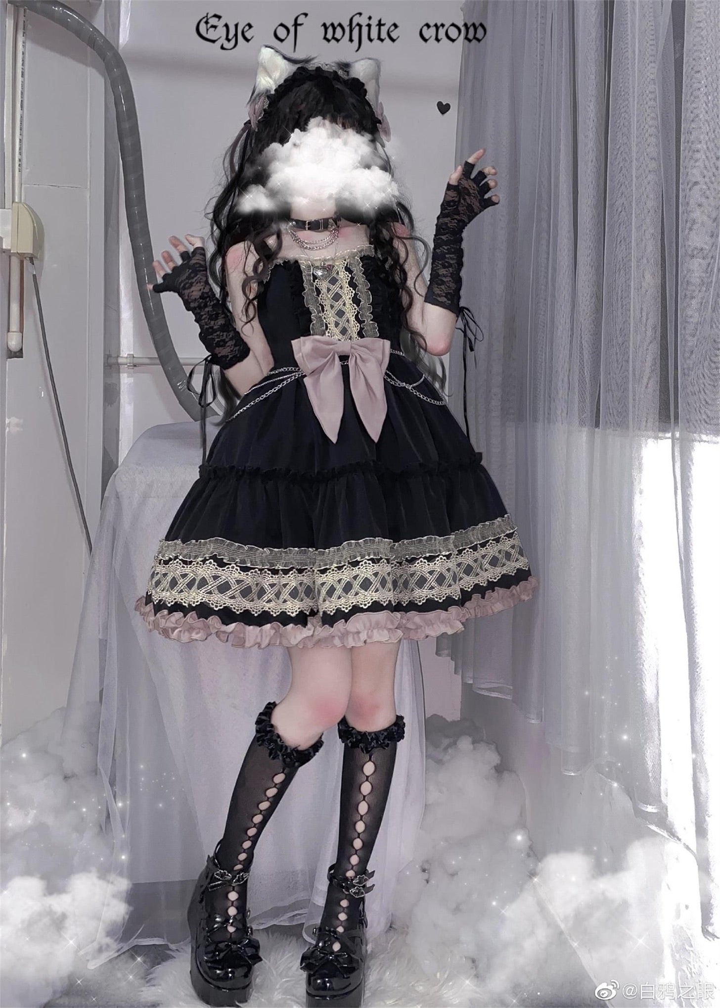 black berry lolita fashion dress