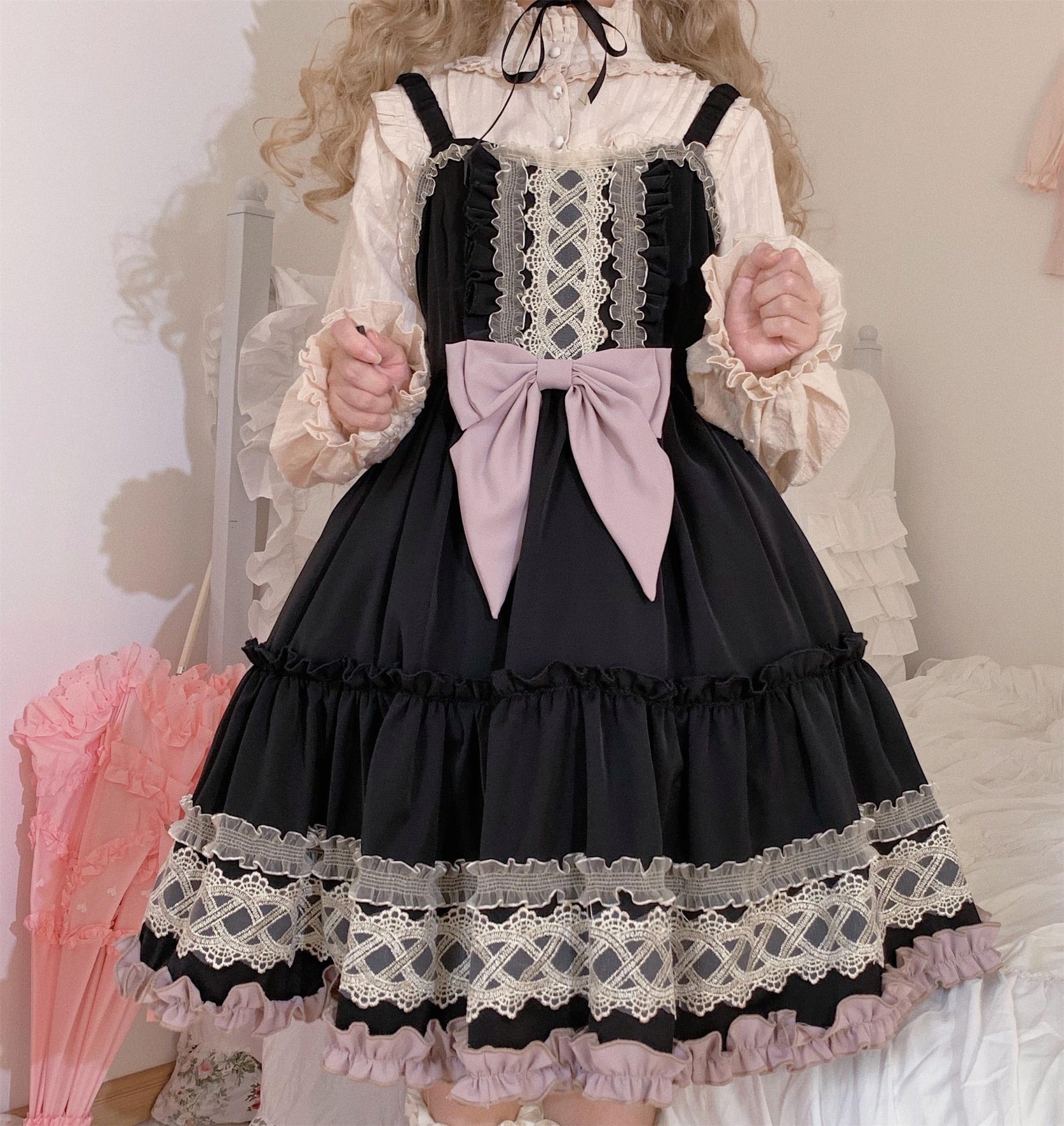 black berry lolita fashion dress