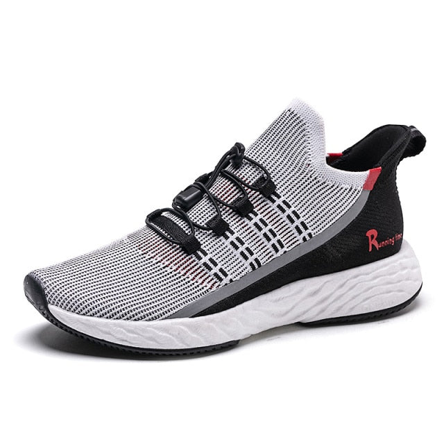 Breathable Reflective Women Tennis Shoes Jogging Vulcanize Footwear