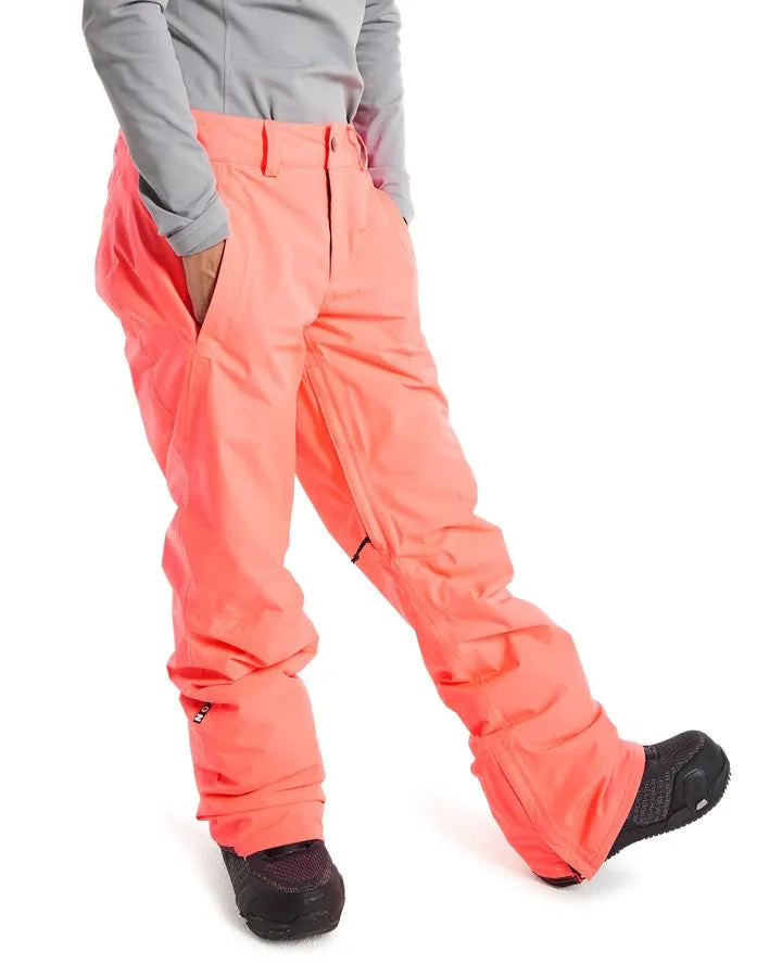 Burton Womens Powline Gore-Tex 2L Insulated Pants - Tetra Orange - 202