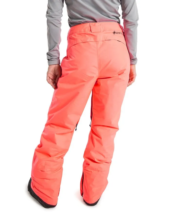 Burton Womens Powline Gore-Tex 2L Insulated Pants - Tetra Orange - 202