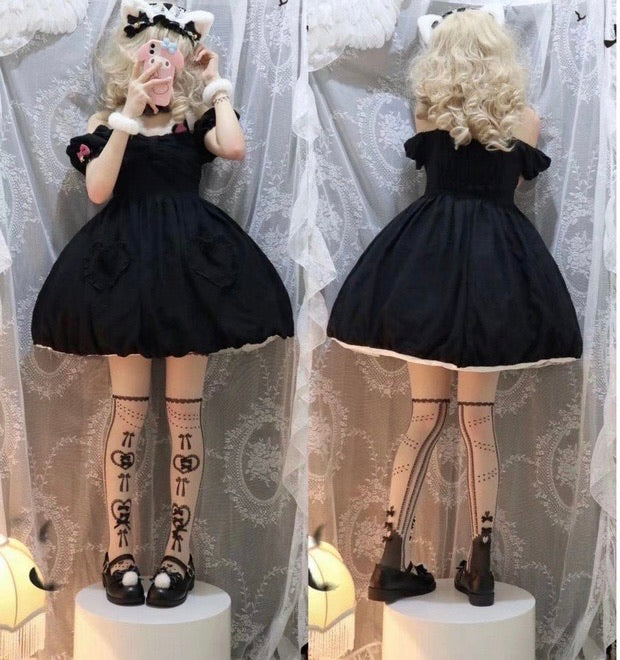 buy 1 dress get 1 dress free limited time only magic cat maid Lolita dress please read product info page