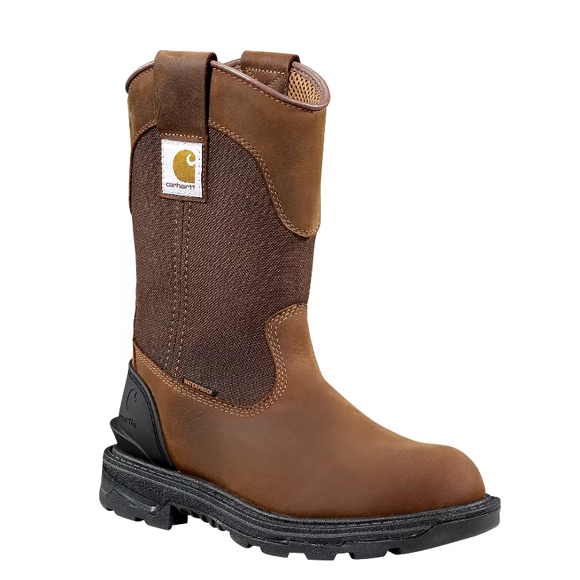 Carhartt Women's Ironwood 11 Alloy Toe WP Wellington Boot -Brown- FT1502-W