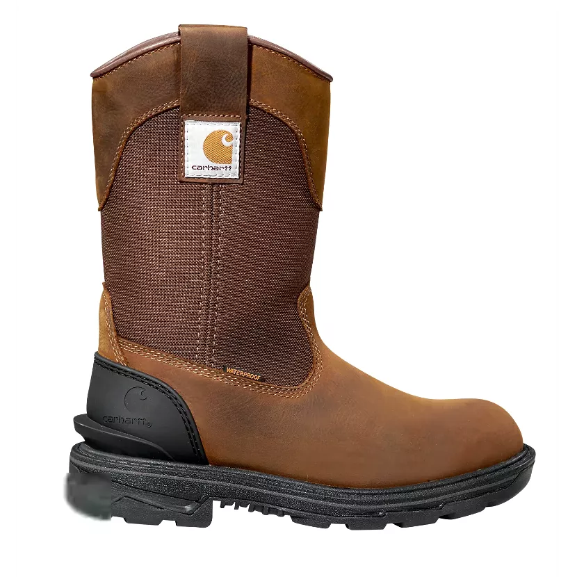 Carhartt Women's Ironwood 11 Alloy Toe WP Wellington Boot -Brown- FT1502-W