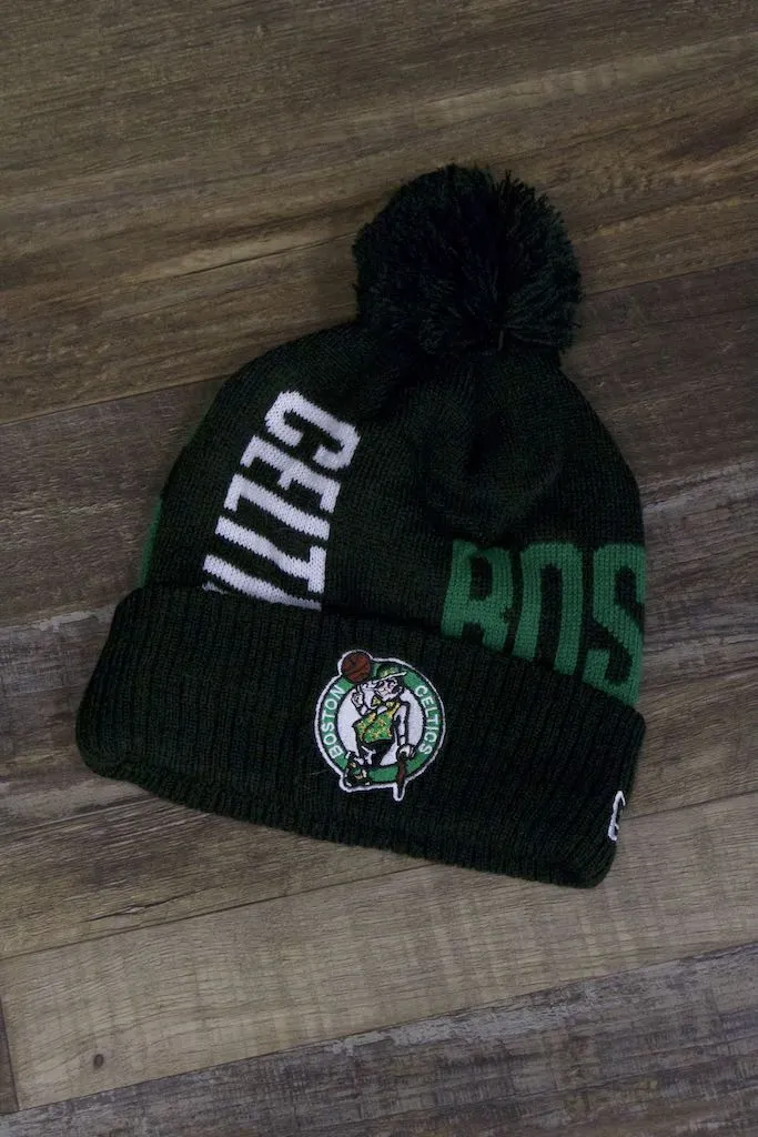 Celtics Beanie | Boston Celtics 2019 Tip Off Series Beanie | Celtics Black winter Hat | OSFM