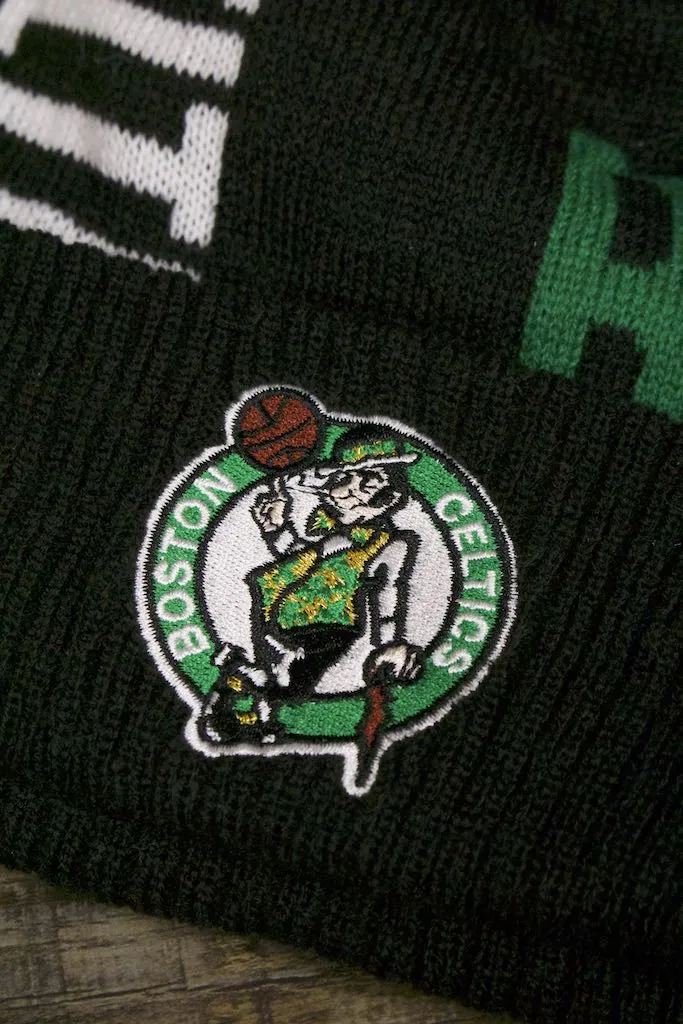 Celtics Beanie | Boston Celtics 2019 Tip Off Series Beanie | Celtics Black winter Hat | OSFM