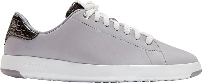 Cole Haan Grandpro Tennis Dapple Gray Tumbled Nubuck Lace Up Low Top Sneakers