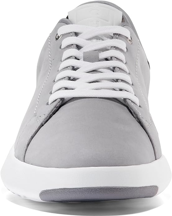 Cole Haan Grandpro Tennis Dapple Gray Tumbled Nubuck Lace Up Low Top Sneakers