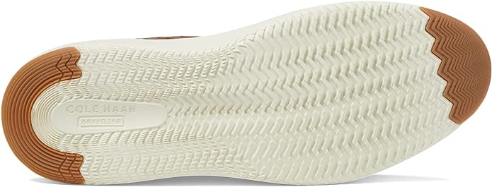 Cole Haan Grandpro Topspin British Tan Woven Leather Chunky Low Top Sneakers