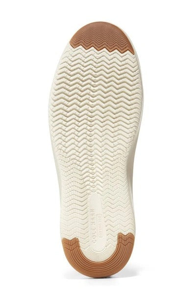 Cole Haan Grandpro Topspin Slip On Sesame Suede/Ivory Chunky Low Top Sneakers