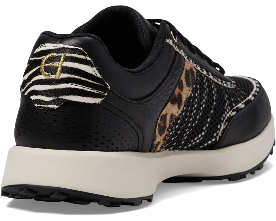 Cole Haan Grandpro Wellsley Runner Black/Safari Print/Ivory Low Top Sneakers