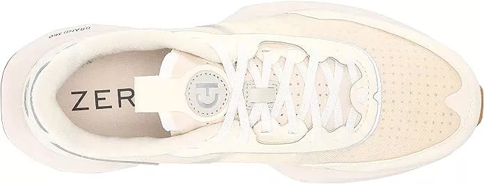 Cole Haan Zerogrand Outpace III Ivory/Egret/Ivory Lace Up Low Top Sneakers