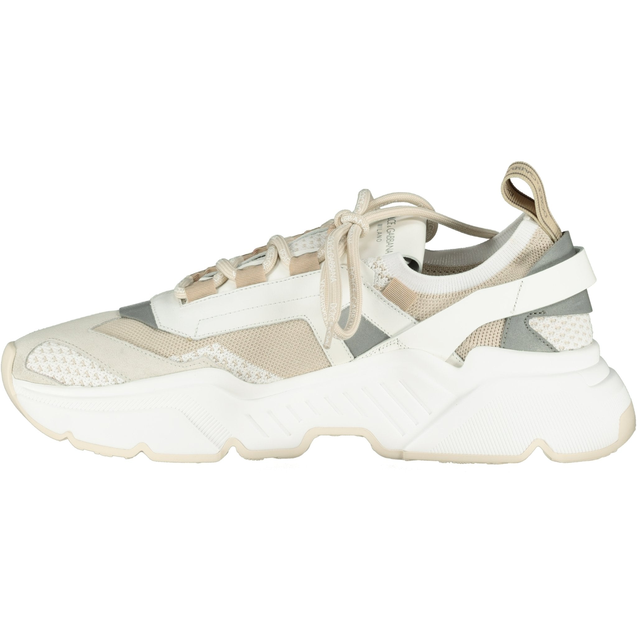 DOLCE & GABANNA Daymaster White Trainers White & Beige