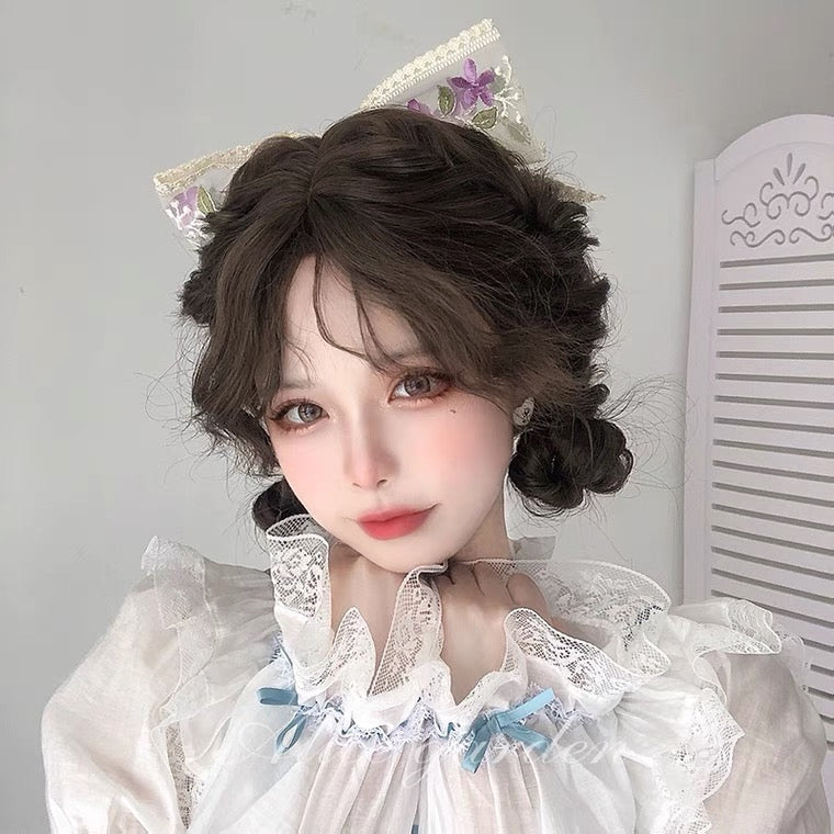 Fairy Doll Lolita brown hair wigs