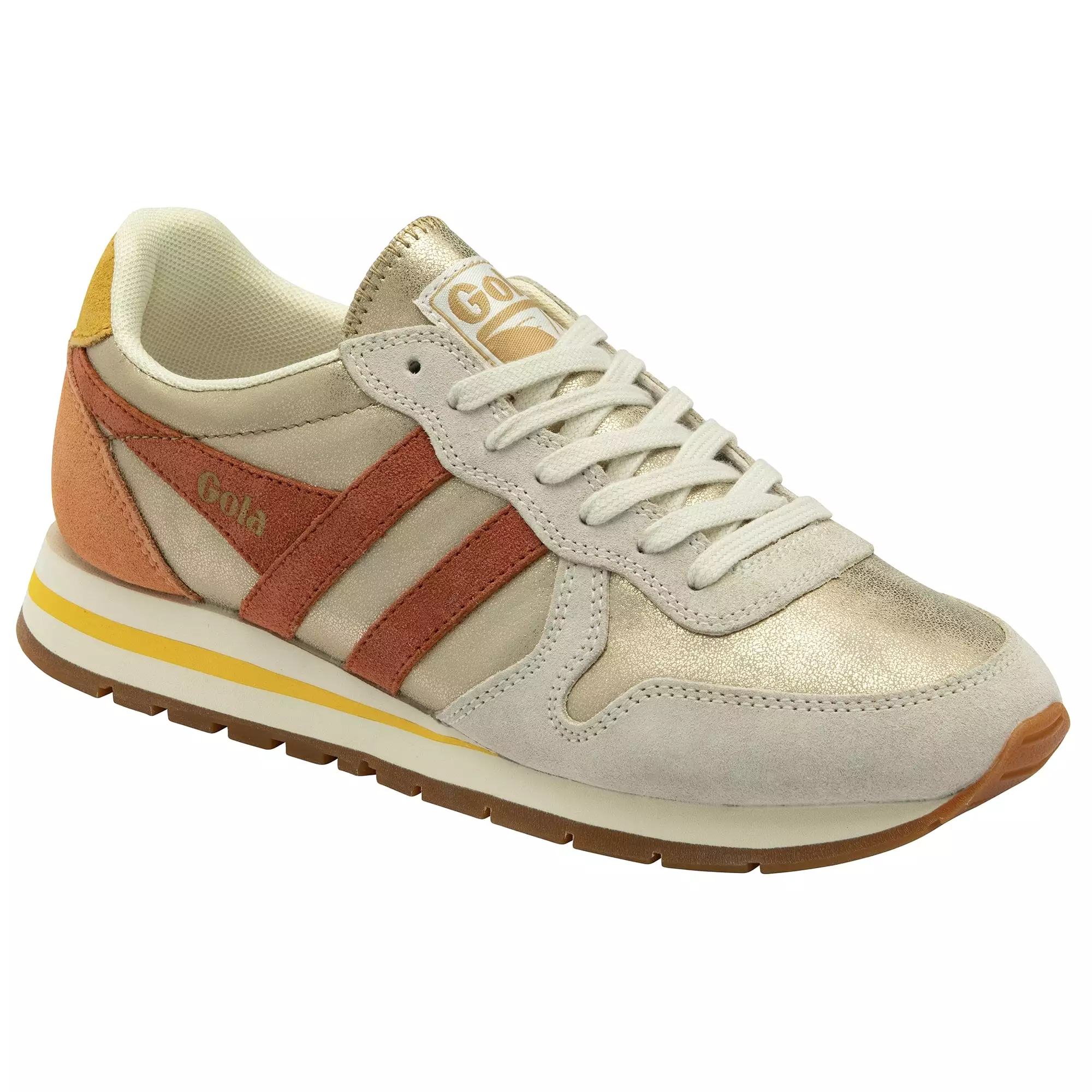 GOLA DAYTONA BLAZE gold orange Sneakers Baskets adulte