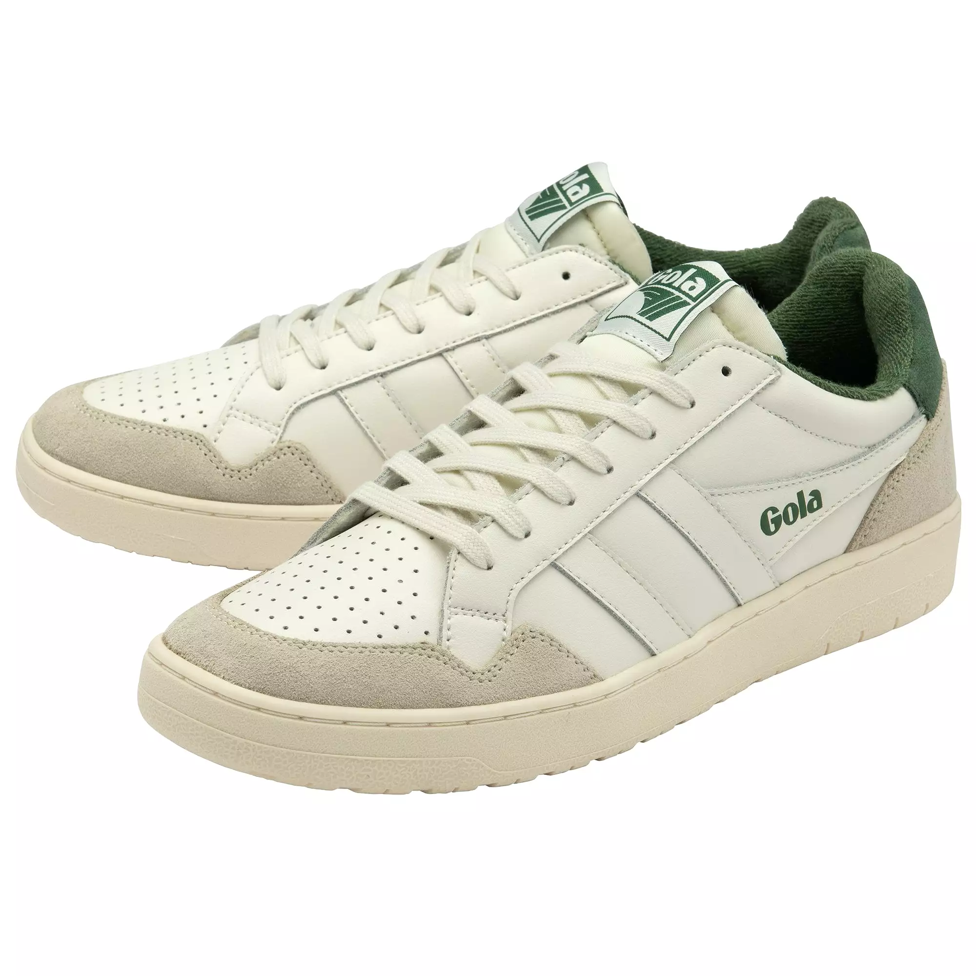 GOLA EAGLE Blanc Vert Sneakers Baskets adulte