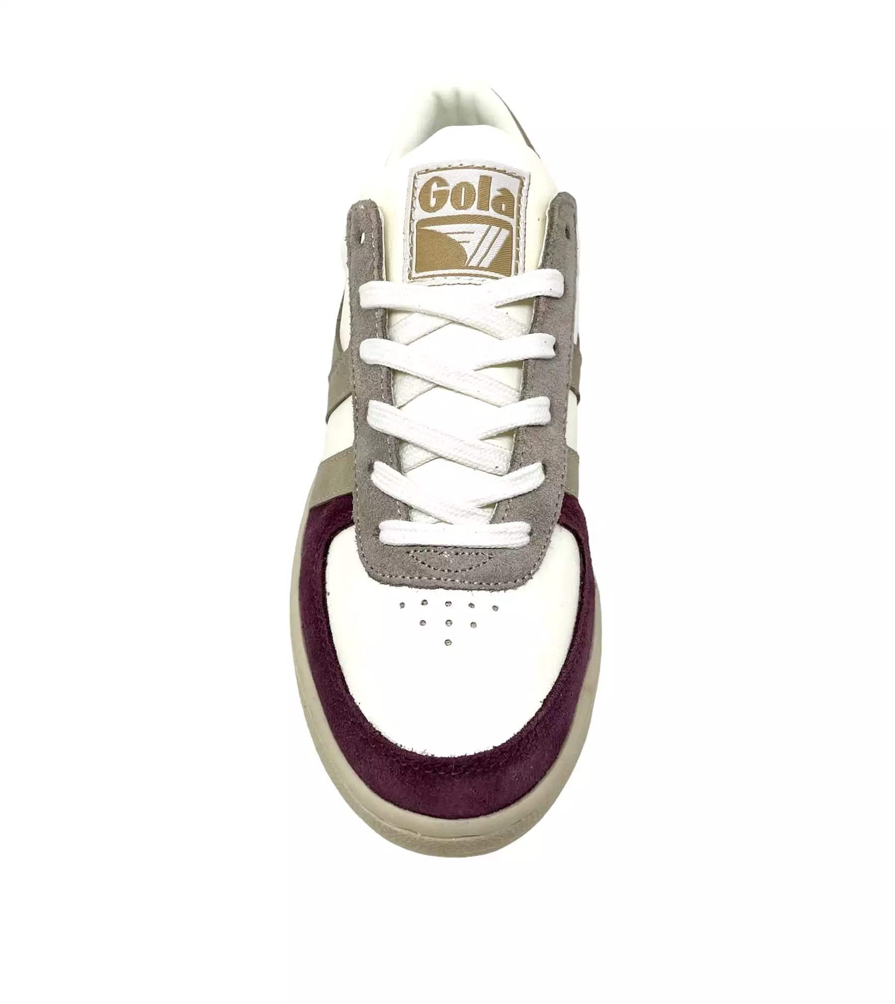 GOLA GRANDSLAM TRIDENT Blanc Rose Sneakers Baskets adulte