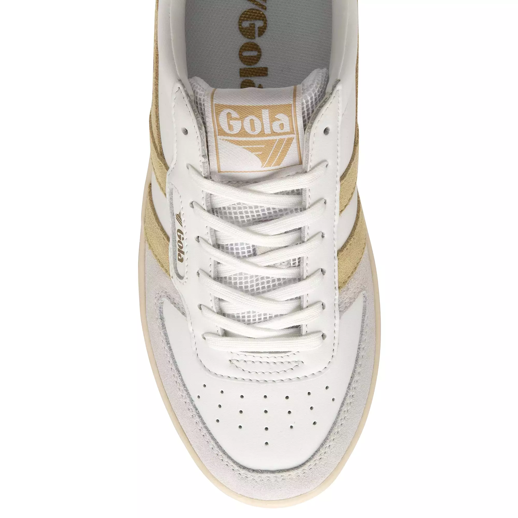 GOLA HAWK Blanc CItron Sneakers Baskets adultes