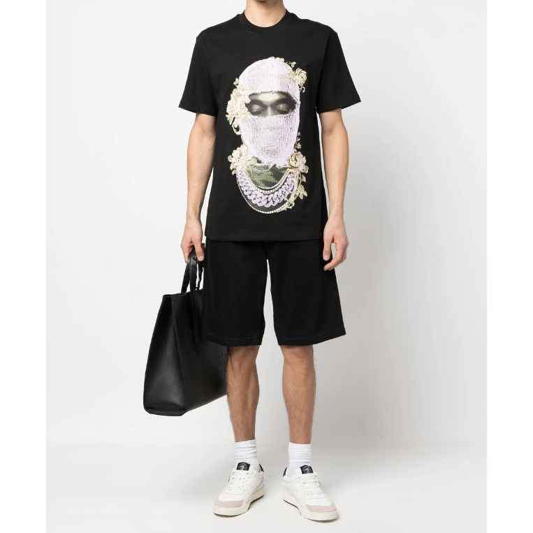 IH NOM UH NIT Paris Mask Roses Tee NUS23241