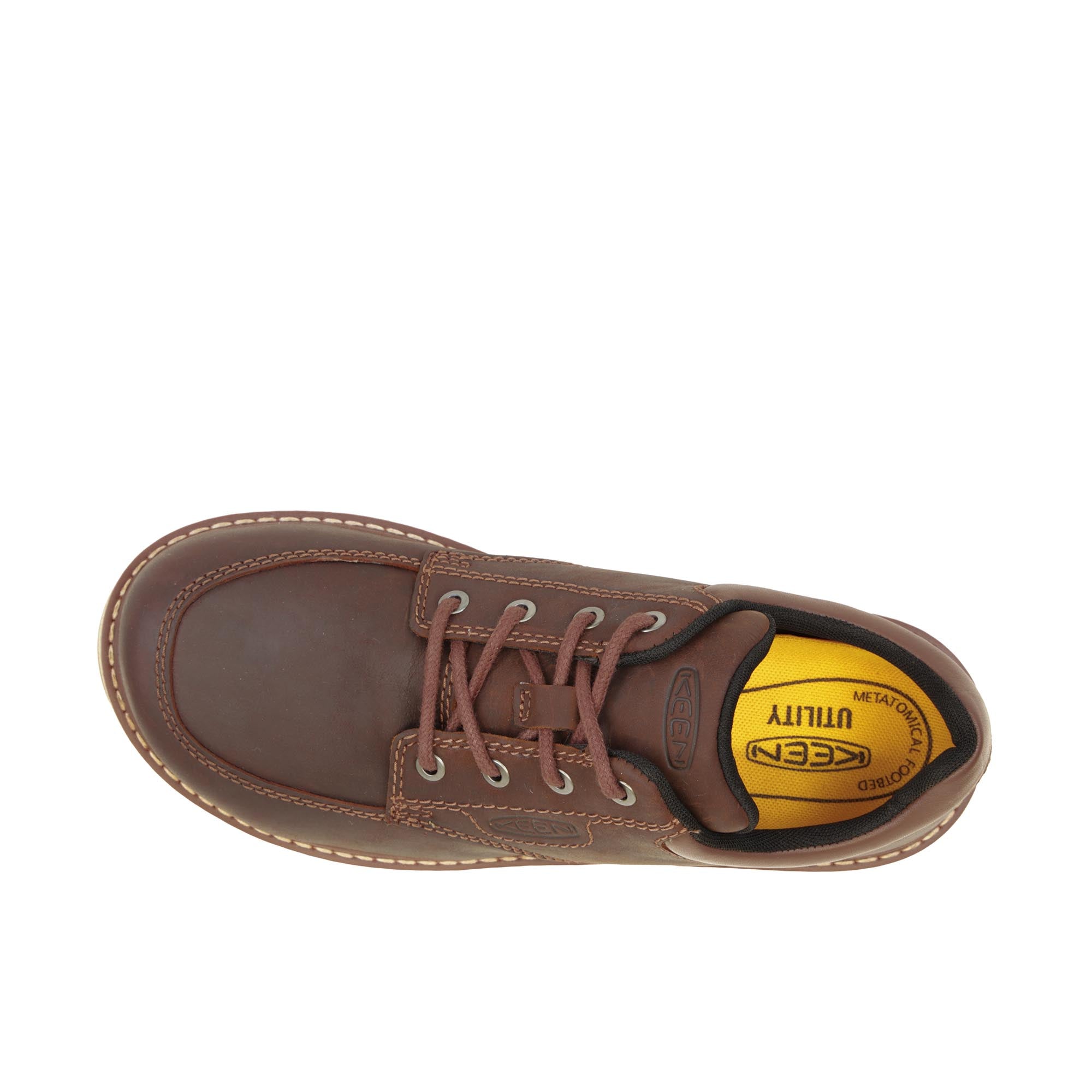 Keen Utility San Jose Oxford Alloy Toe Gingerbread Off White