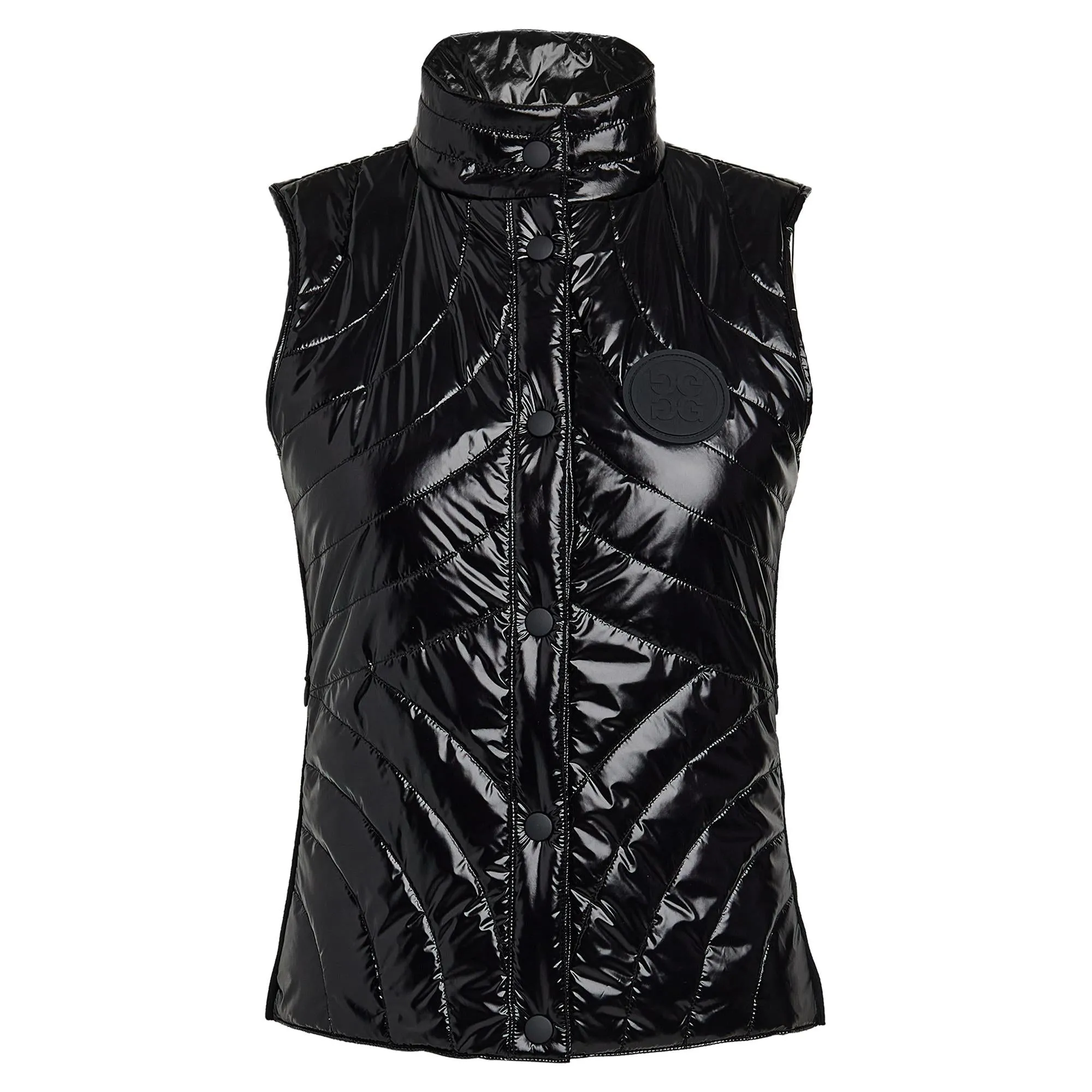 Ladies G/FORE Quilted Nylon Merino Wool Lined Gilet Onyx