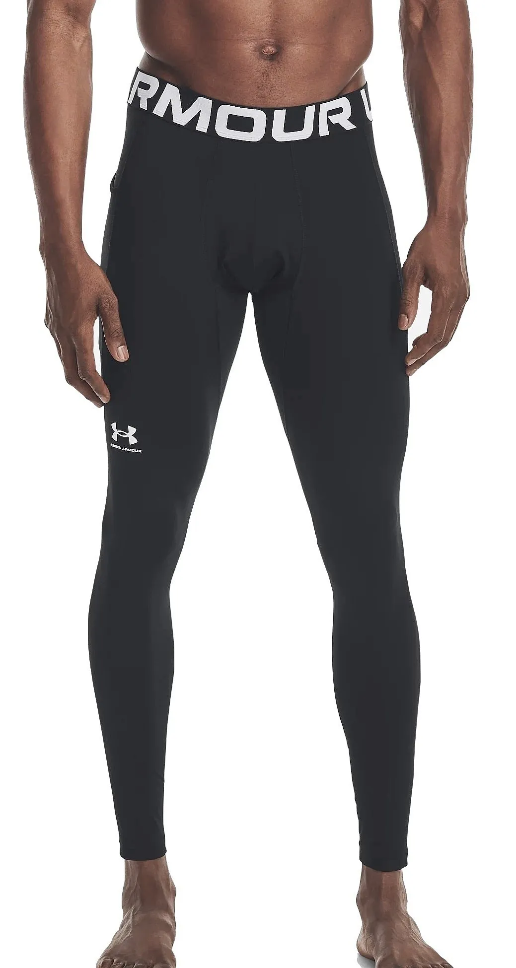 leggings Under Armour ColdGear Armour - 001/Black/White - men´s