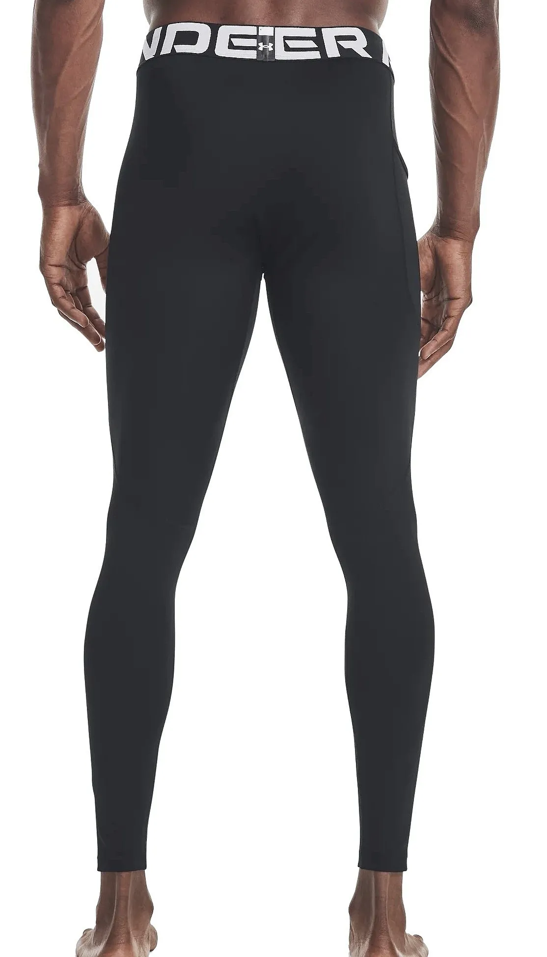 leggings Under Armour ColdGear Armour - 001/Black/White - men´s