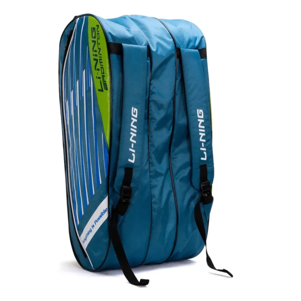 Li-Ning Flash Badminton Kit Bag (Blue/Lime)