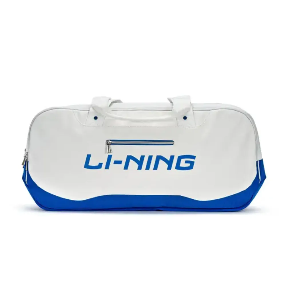 Li-Ning Rectangular Badminton Kit Bag (White/Blue)