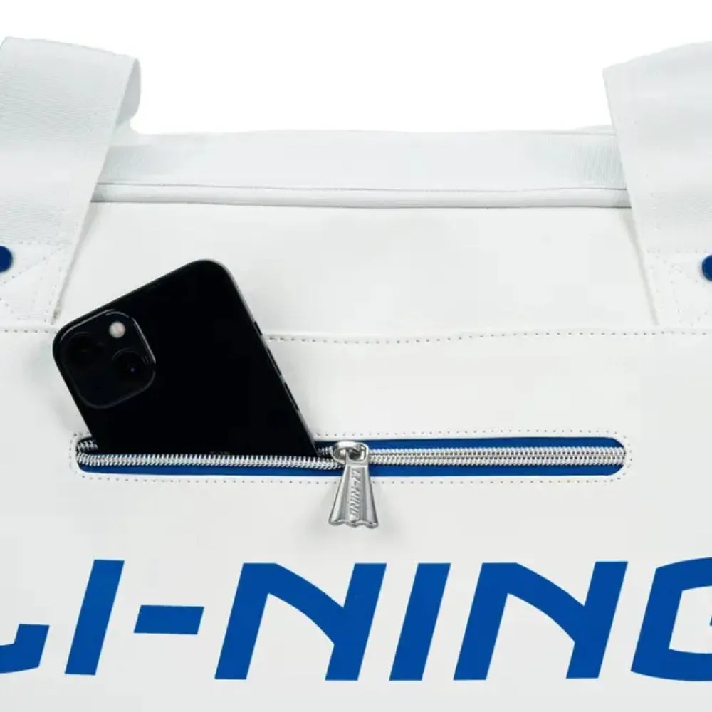 Li-Ning Rectangular Badminton Kit Bag (White/Blue)