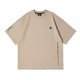 LifeWork Bulldog Pocket Tee Beige