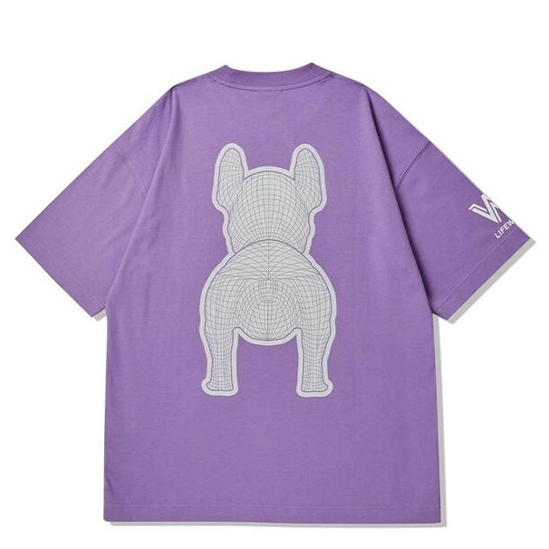 LifeWork Bulldog Tee Purple