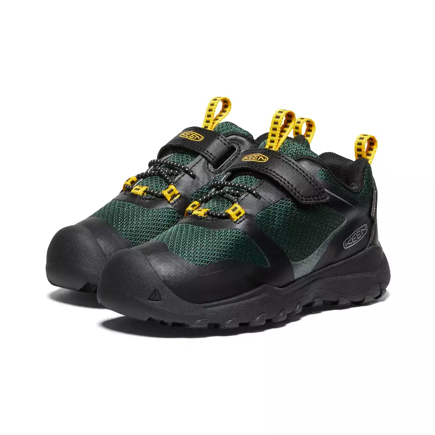 Little Kids' Wanduro Waterproof Shoe  |  Black/Greener Pastures