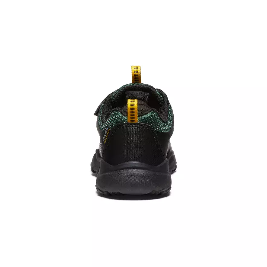 Little Kids' Wanduro Waterproof Shoe  |  Black/Greener Pastures