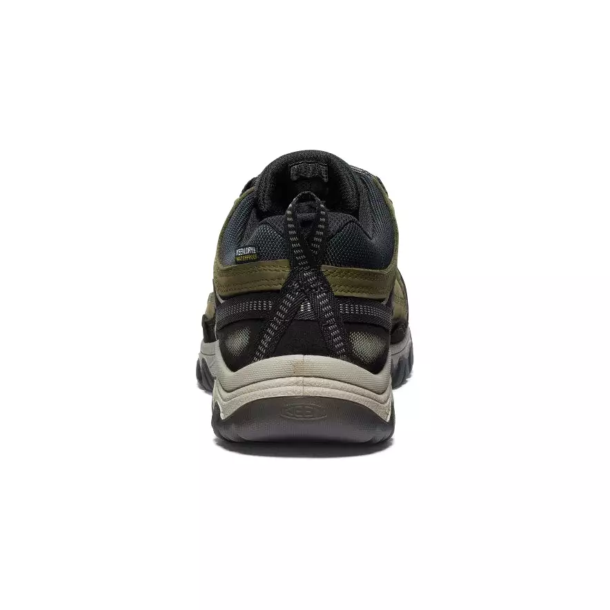 Men's Targhee IV Waterproof Hiking Shoe  |  Dark Olive/Gold Flame