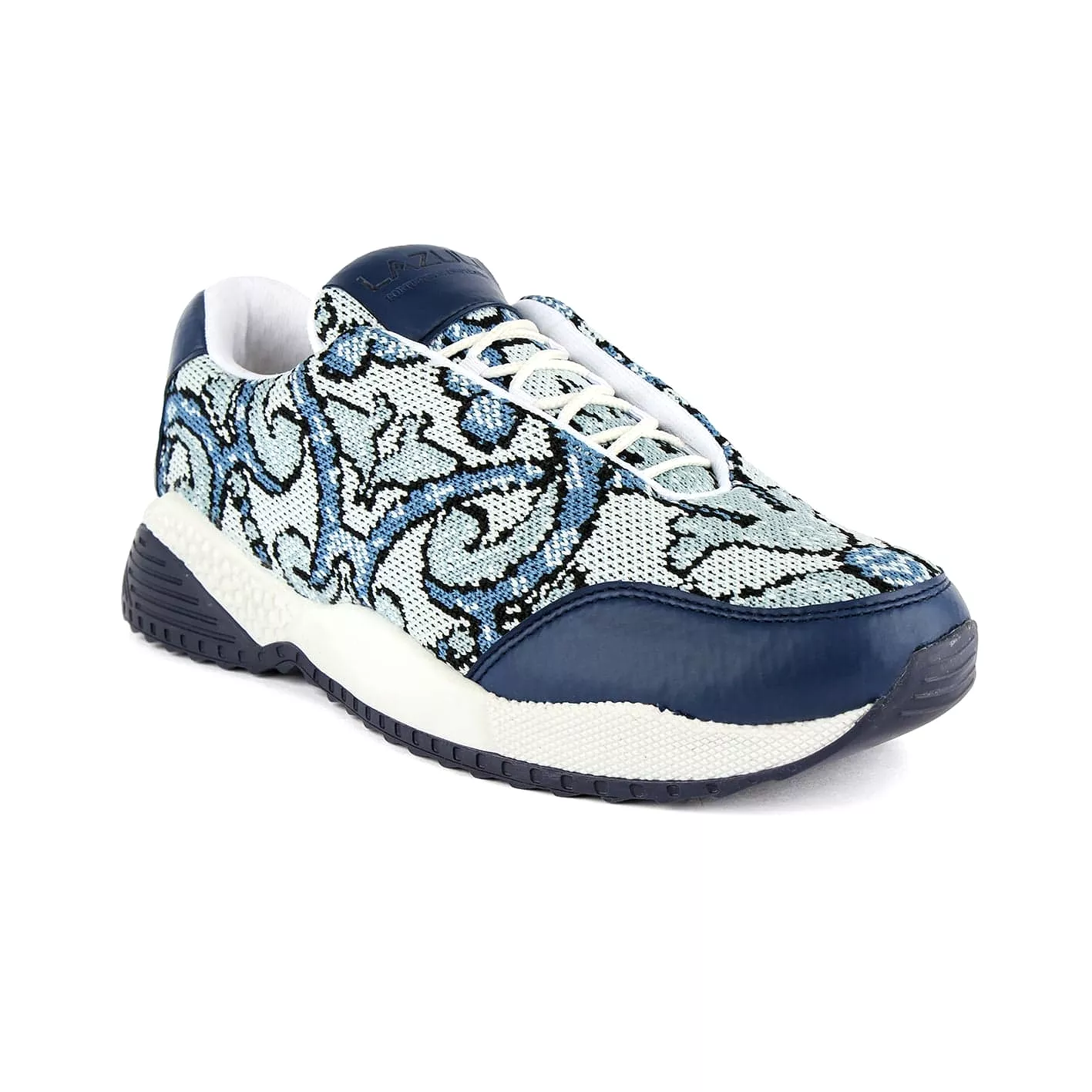 My Tile Vegan Apple Leather Sneakers | Blue