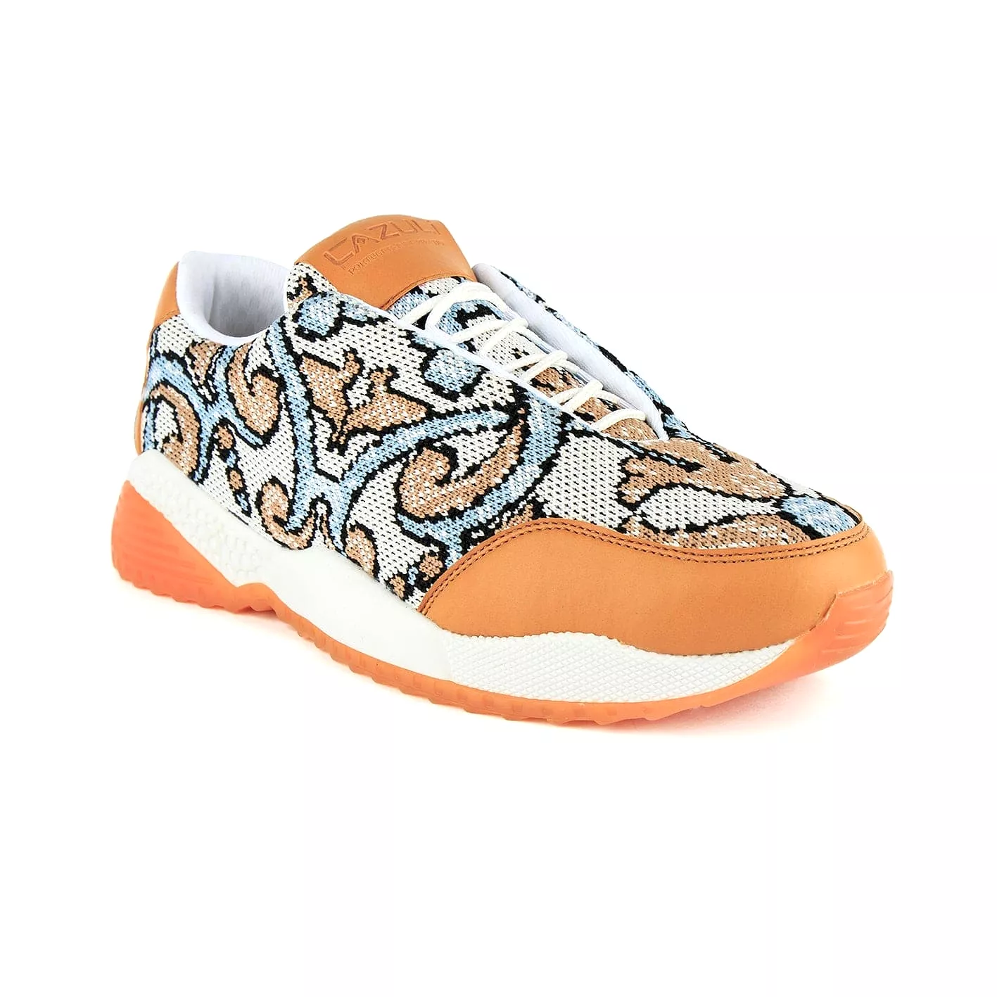 My Tile Vegan Apple Leather Sneakers | Orange