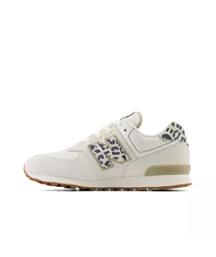 NEW BALANCE GC574 XD beige Léopard sneakers baskets