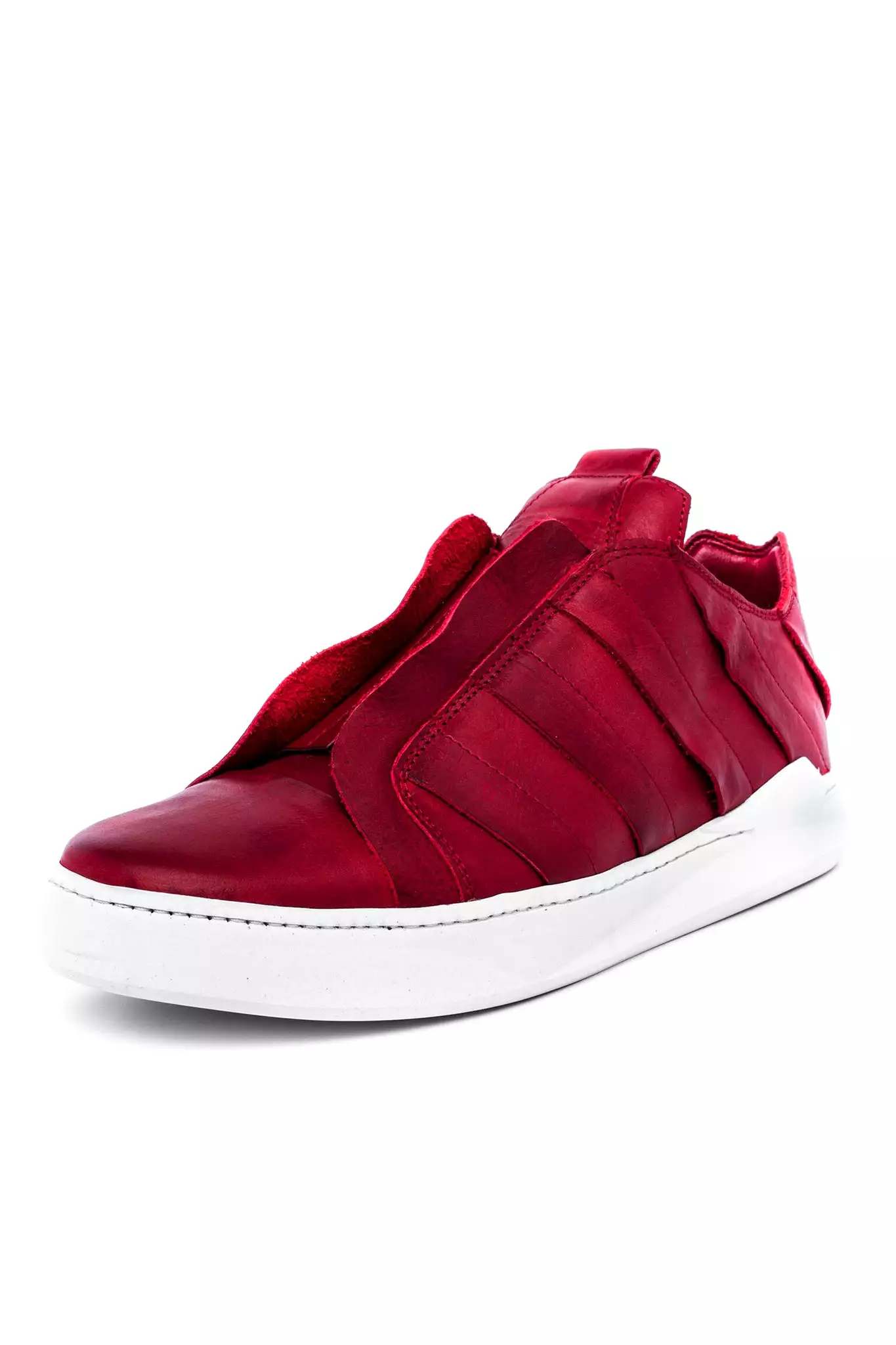 Panelled Leather Sneakers