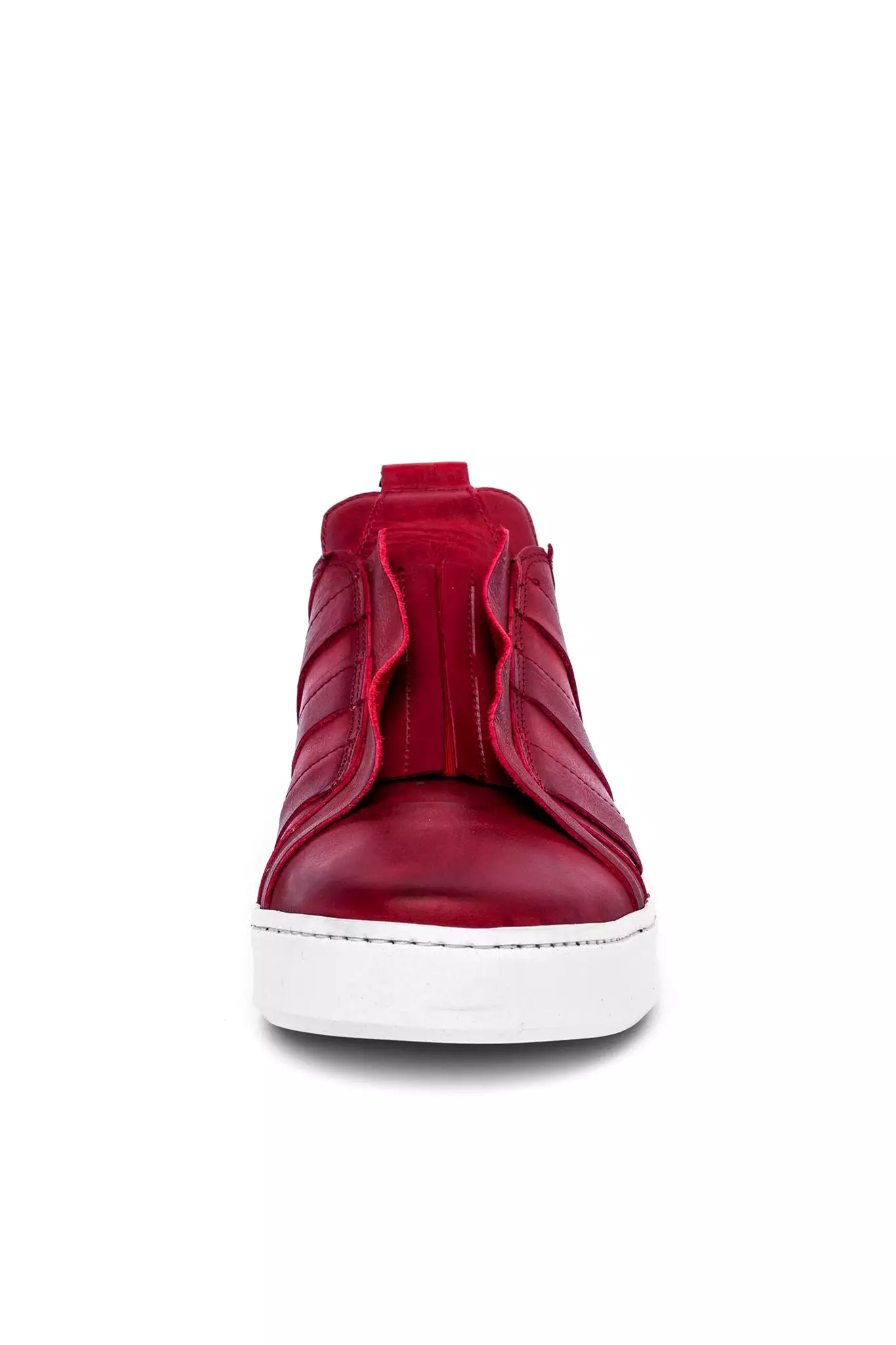 Panelled Leather Sneakers