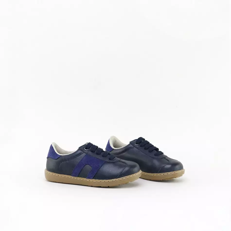 Papanatas Eli Navy Leather Sneakers