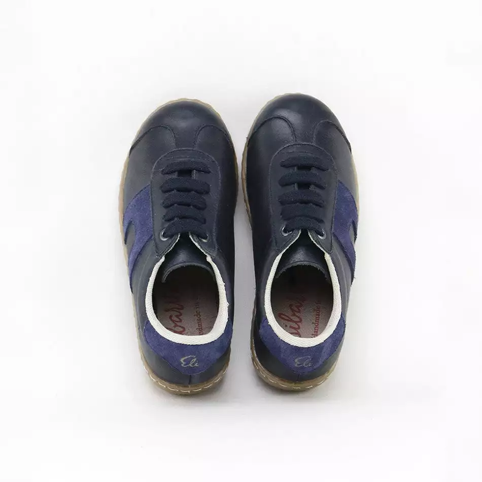 Papanatas Eli Navy Leather Sneakers