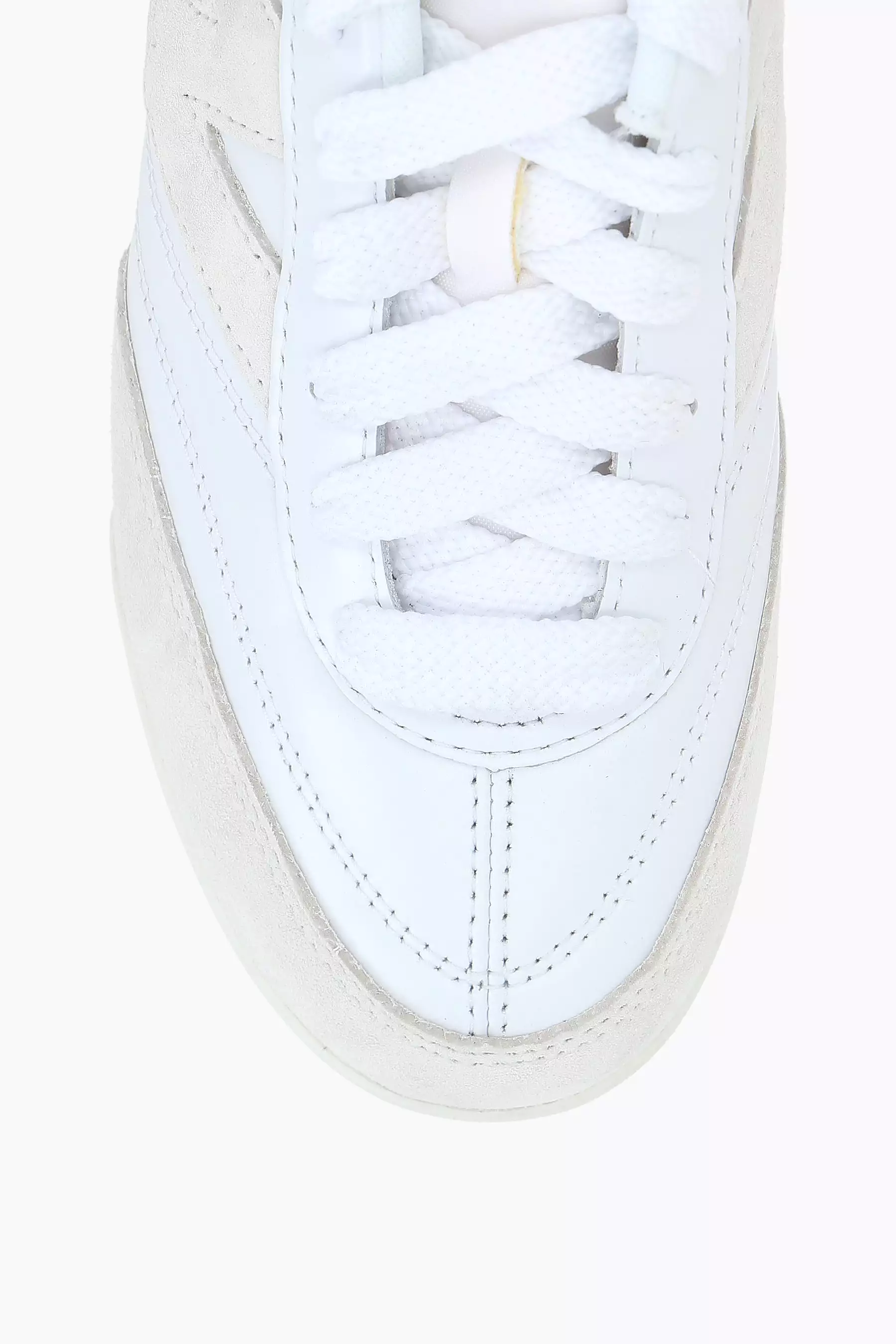 RC42 smooth leather and suede sneakers